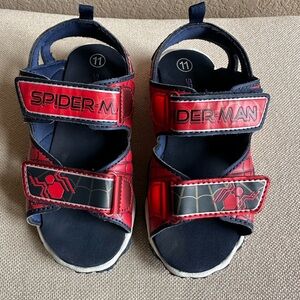 Spiderman Kids Sandals size 11